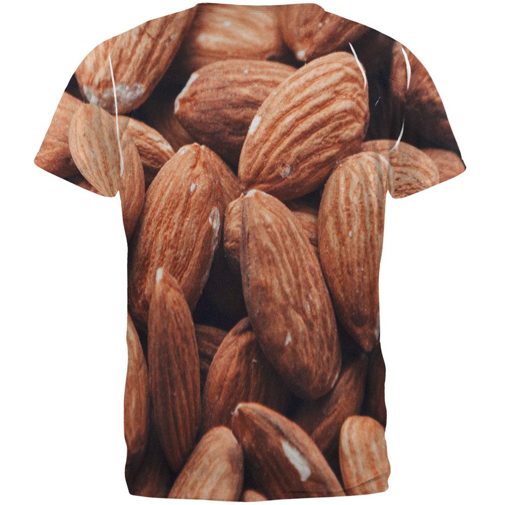 Halloween I'm Nuts Costume Almonds All Over Mens T Shirt Men's T-Shirts Old Glory   