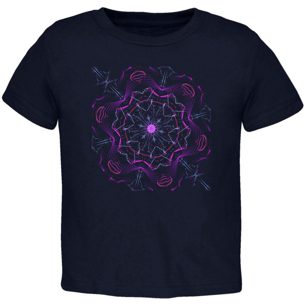 Steam Punk Gear Mandala Toddler T Shirt Toddler T-Shirts Old Glory 2T Navy 