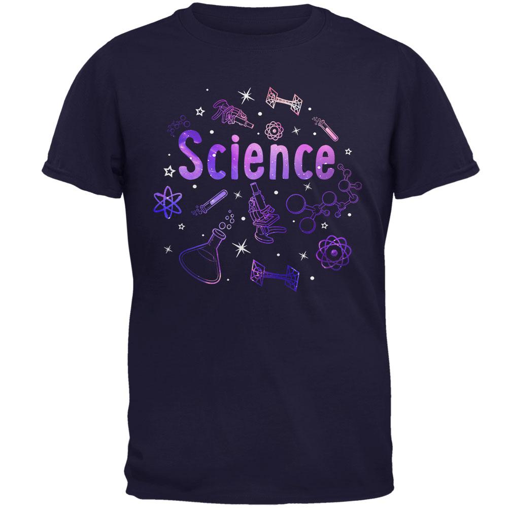 Science Tools Atoms Space Scientist Teacher Mens T Shirt Men's T-Shirts Old Glory 2XL Navy 