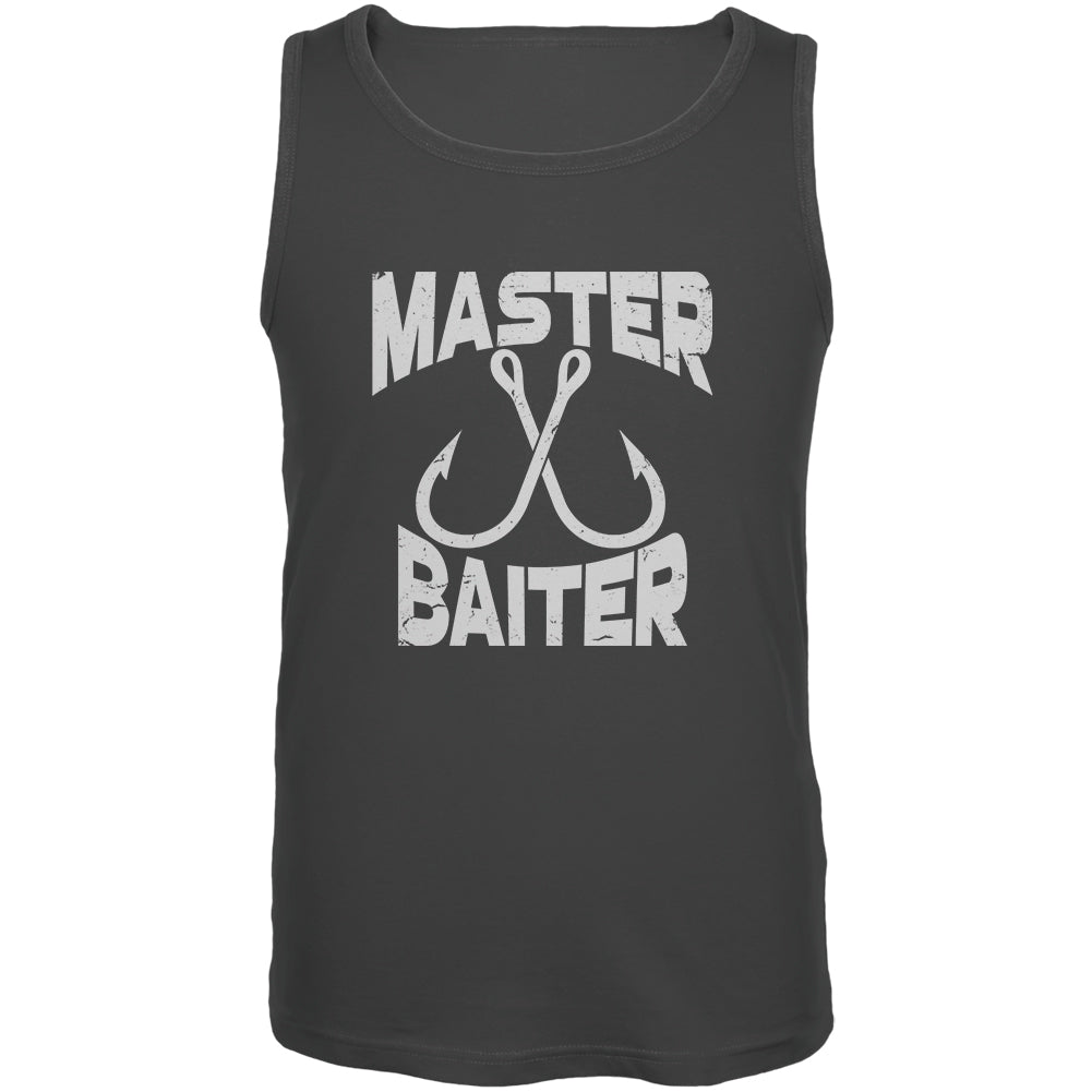 Master Baiter Mens Tank Top Men's Tank Tops Old Glory 2XL Charcoal 