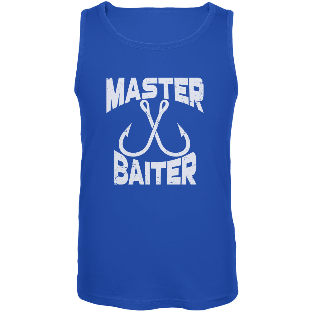 Master Baiter Mens Tank Top Men's Tank Tops Old Glory 2XL Royal 