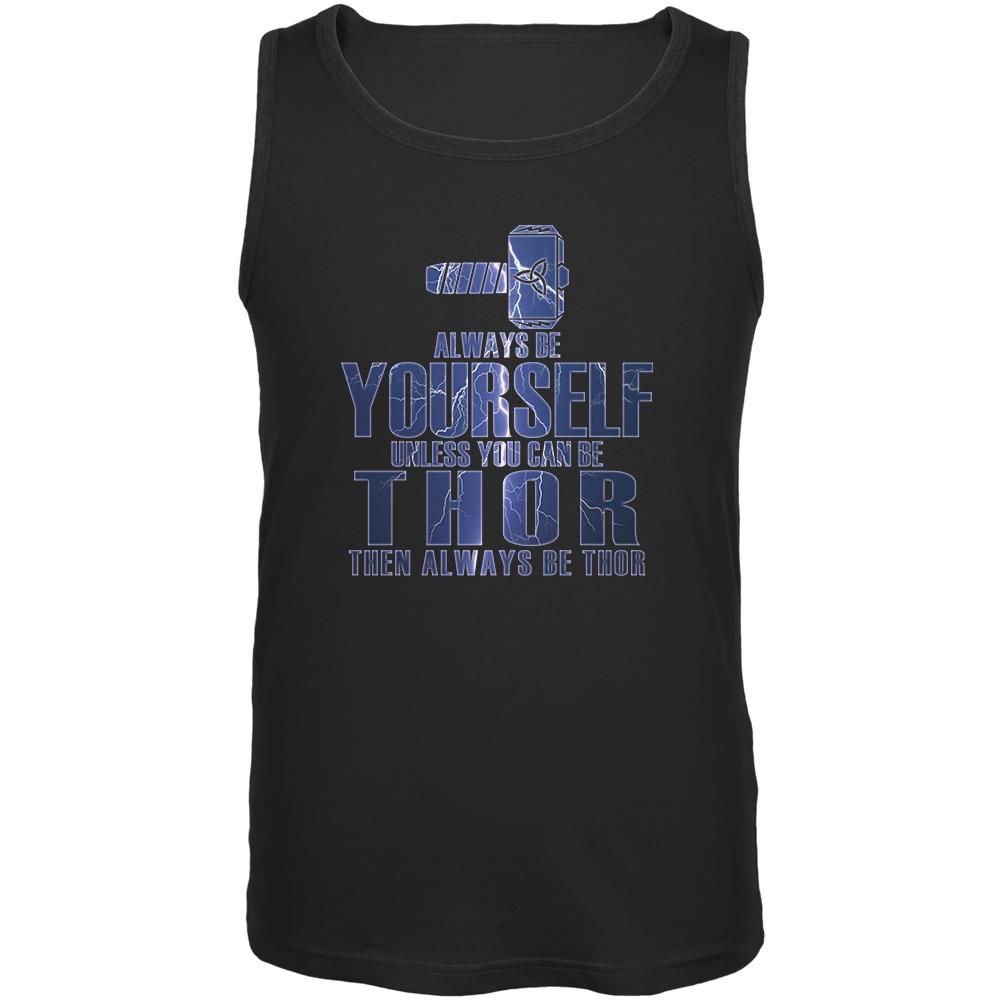 Always Be Yourself Thor Mens Tank Top Men's Tank Tops Old Glory 2XL Black 