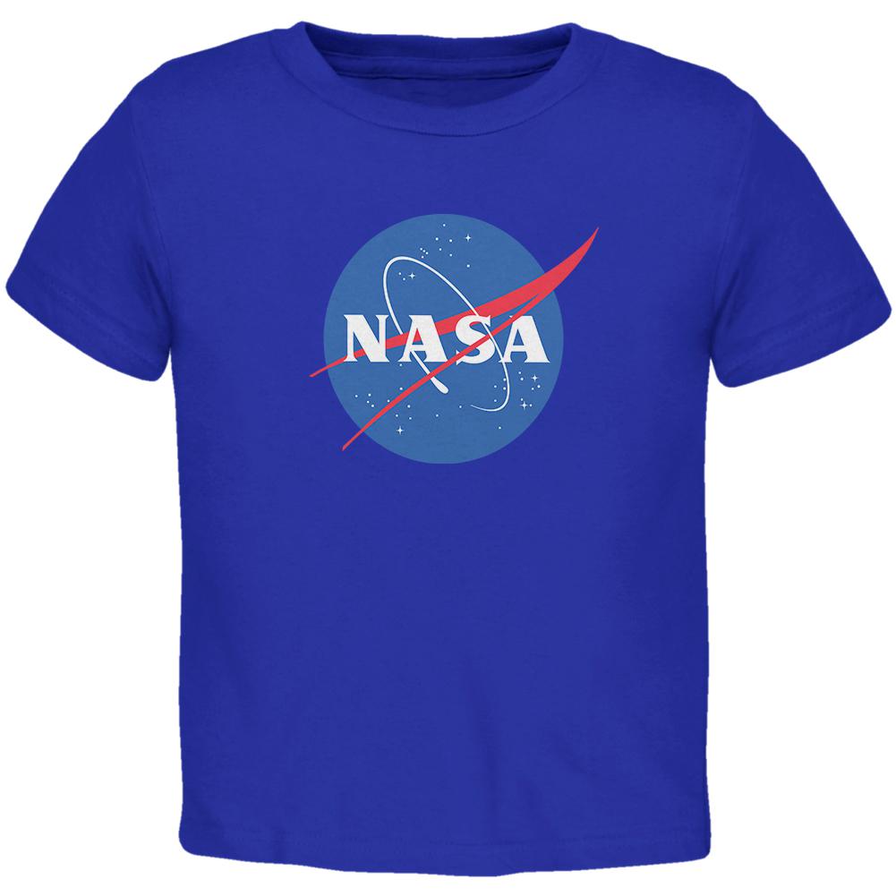 NASA Logo Toddler T Shirt Toddler T-Shirts NASA 2T Blue 