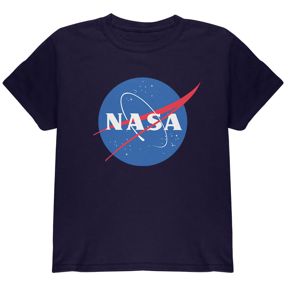 NASA Logo Youth T Shirt Youth T-Shirts Old Glory YLG Navy 