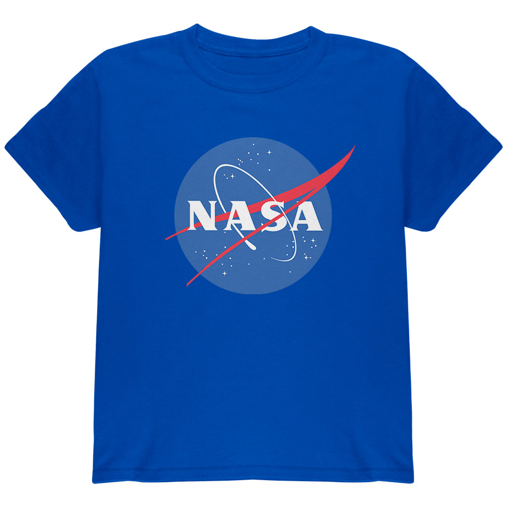 NASA Logo Youth T Shirt Youth T-Shirts Old Glory YLG Royal 