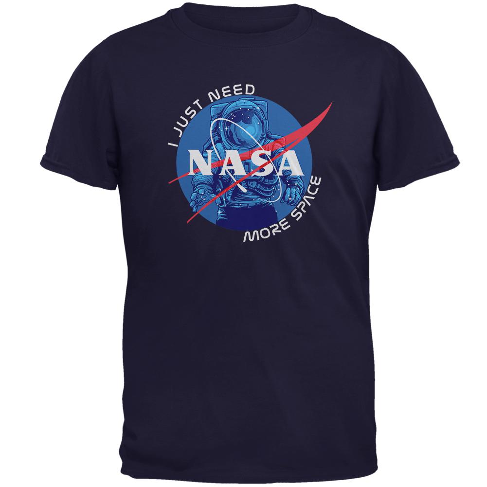 NASA Astronaut I Just Need More Space Mens T Shirt Men's T-Shirts NASA 2XL Navy 