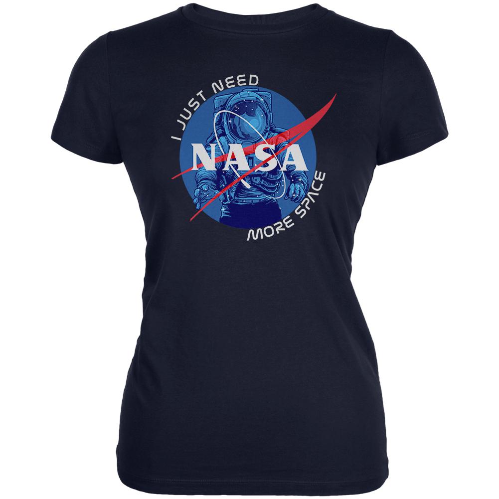 NASA Astronaut I Just Need More Space Juniors Soft T Shirt Juniors T-Shirts NASA 2XL Navy 