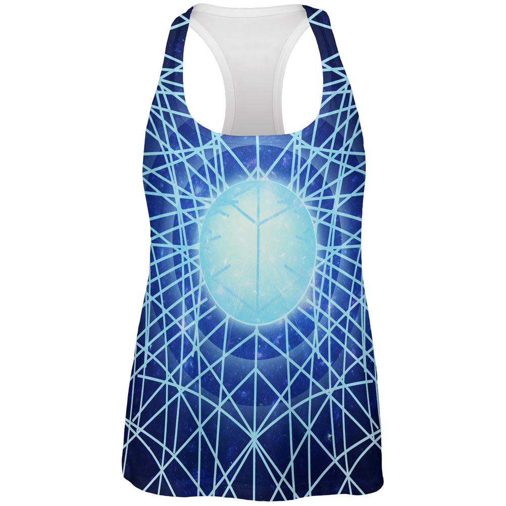 Gravity of a Black Hole Singularity All Over Womens Work Out Tank Top Women's Tank Tops Old Glory 2XL Multi 