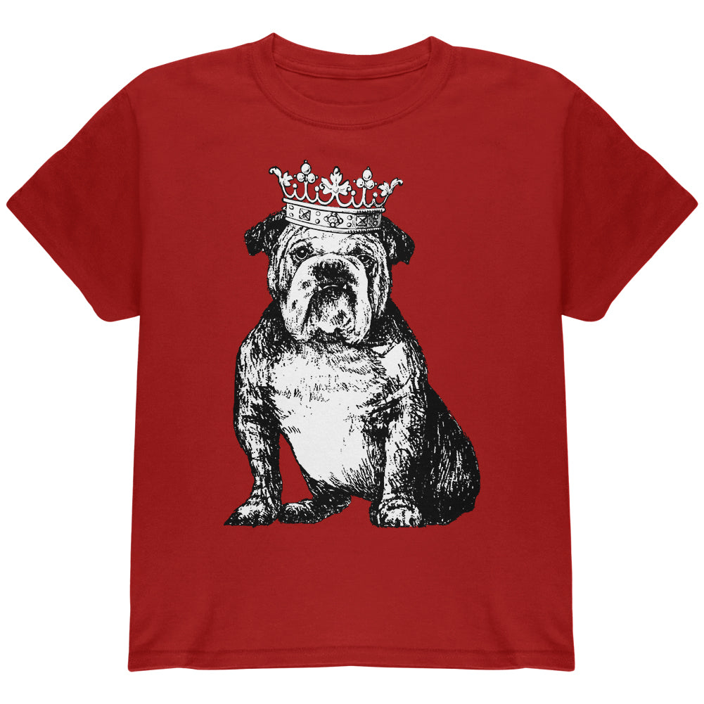 British Bulldog Crown Youth T Shirt Youth T-Shirts Old Glory YLG Red 