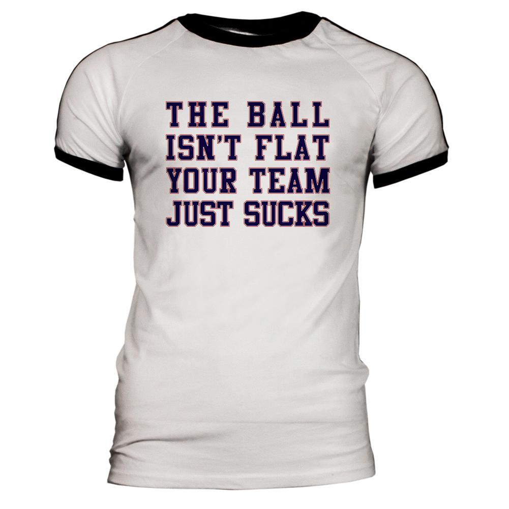 Deflategate Your Team Sucks Mens Soccer Jersey T Shirt Men's T-Shirts Old Glory 2XL White 