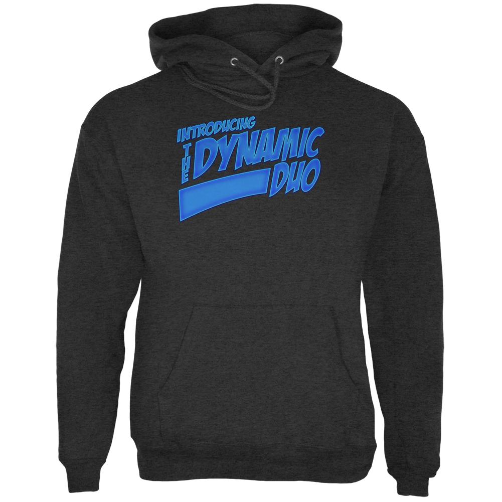 Dynamic Duo Funny Comic Book Mens Hoodie Men's Hoodies Old Glory 2XL Grey 