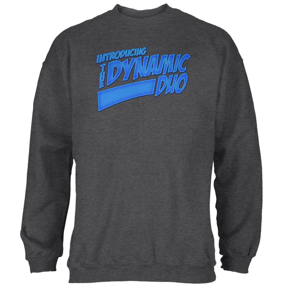 Dynamic Duo Funny Comic Book Mens Sweatshirt Men's Sweatshirts Old Glory 2XL Black 