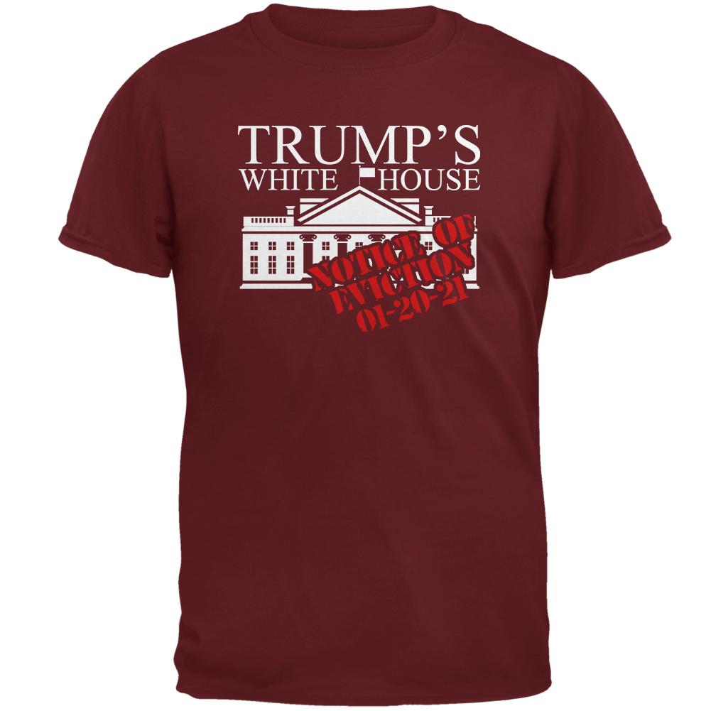 Trump White House Eviction Notice 01-20-21 Mens T Shirt Men's T-Shirts Old Glory 2XL Red 