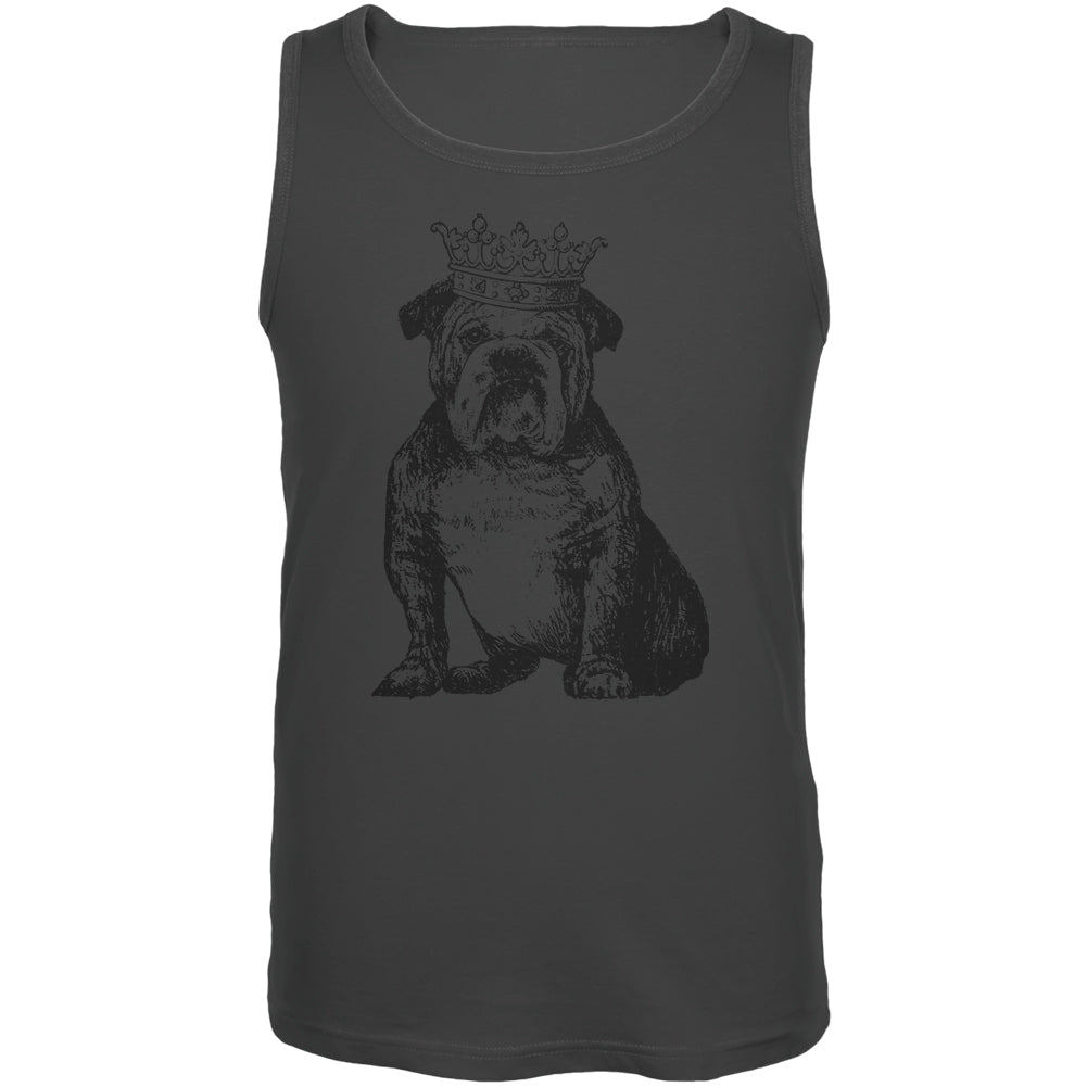 British Bulldog Crown Mens Tank Top Men's Tank Tops Old Glory 2XL Charcoal 