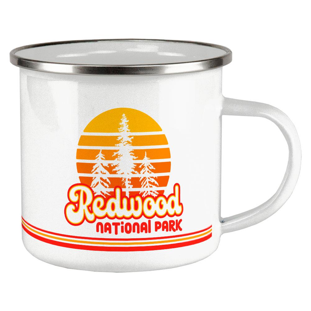 National Park Retro 70s Sunset Redwood Camp Cup Coffee Mugs Old Glory OS Multi 