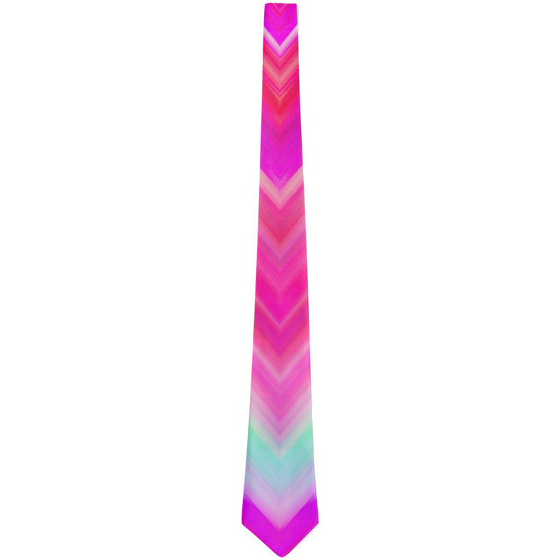 Mirrored Light Beams Pastel Rainbow All Over Neck Tie Ties Old Glory   