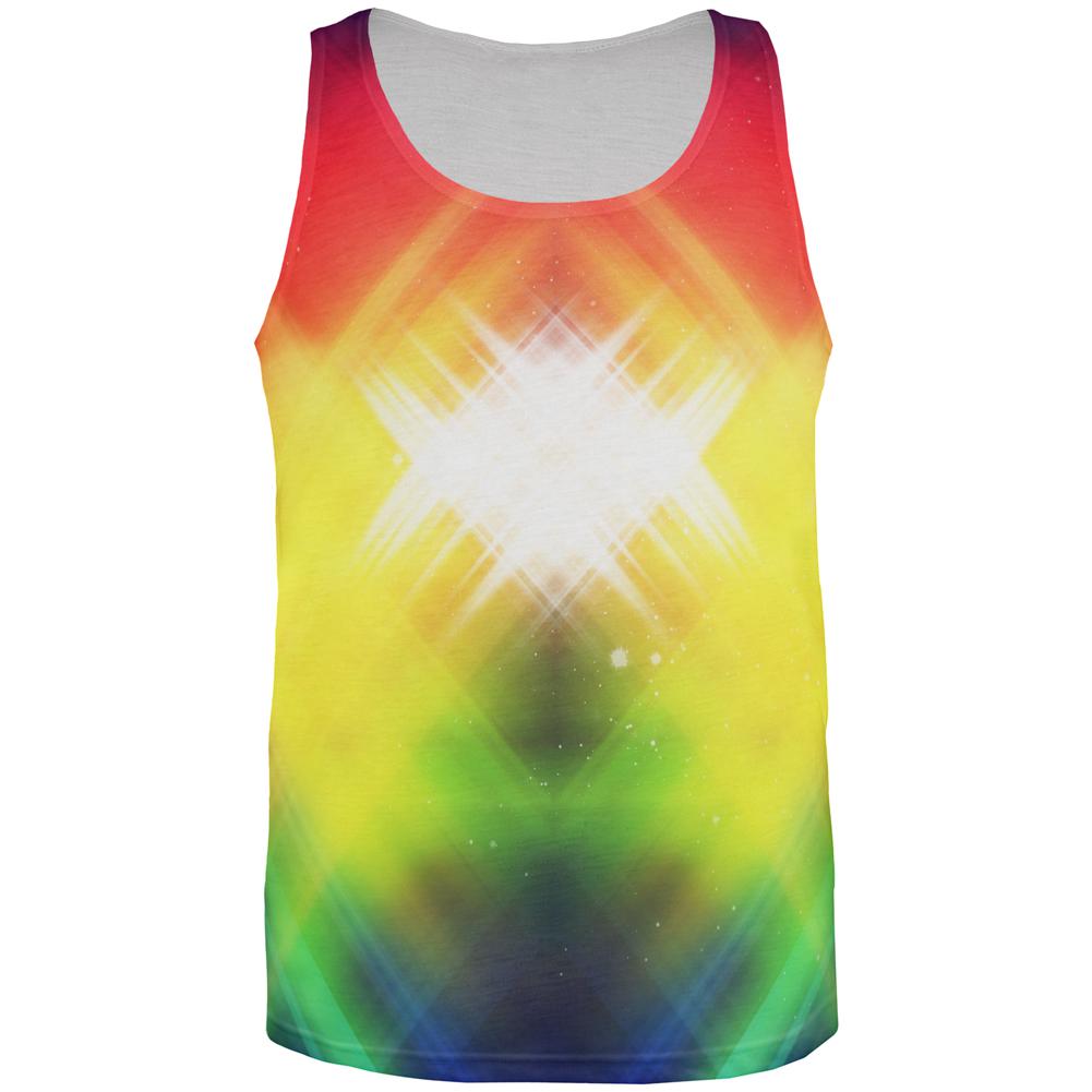 Galaxy Nova 70s Flashback All Over Mens Tank Top Men's Tank Tops Old Glory 2XL Multi 