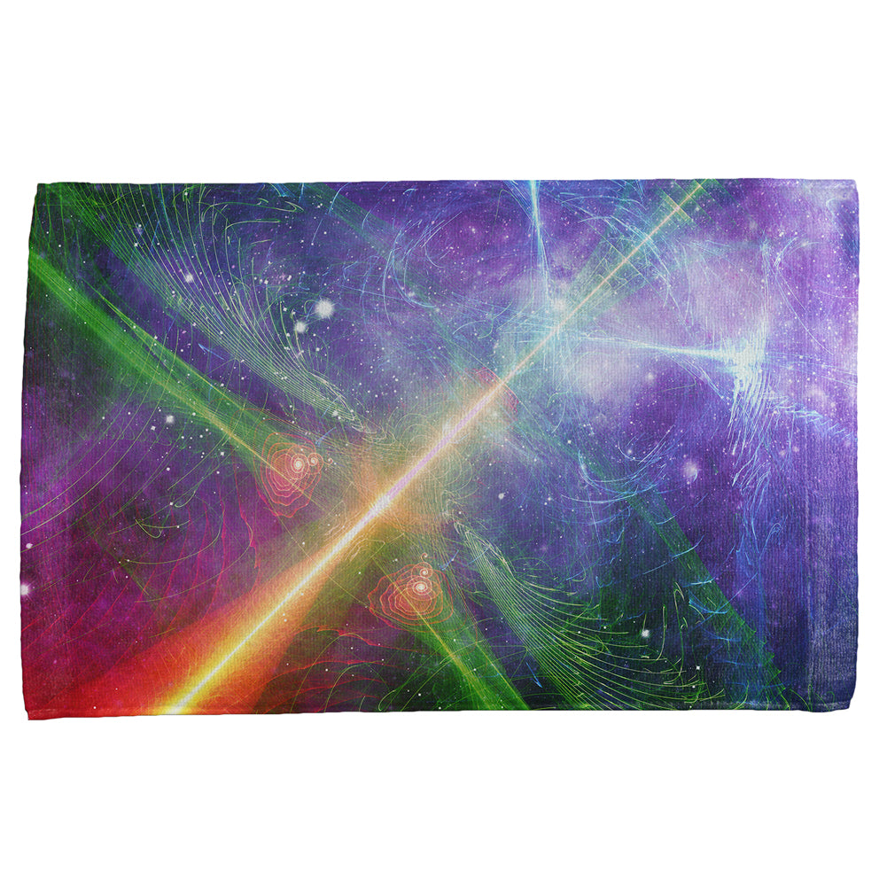 Intergalactic Rave Festival All Over Hand Towel Hand Towel global OS Multi 