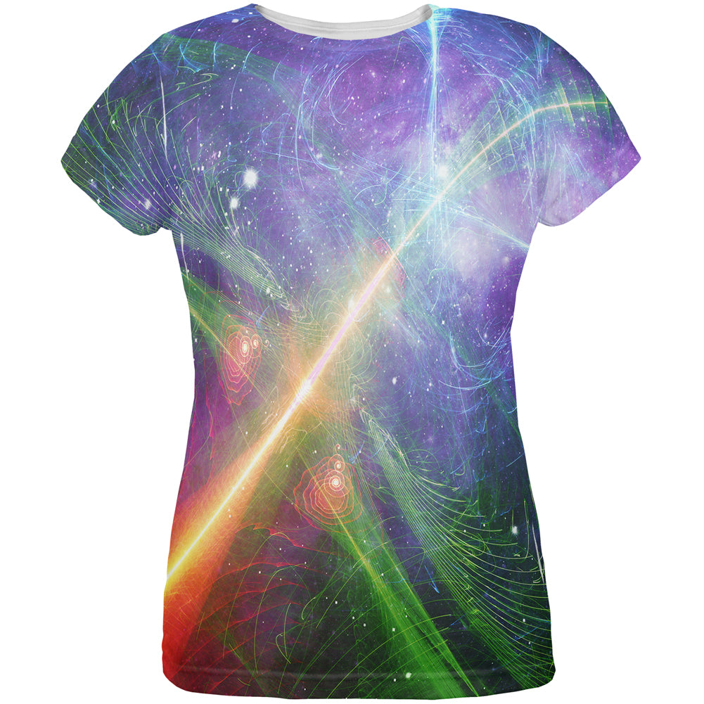 Intergalactic Rave Festival All Over Womens T Shirt Women's T-Shirts global LG Multi 