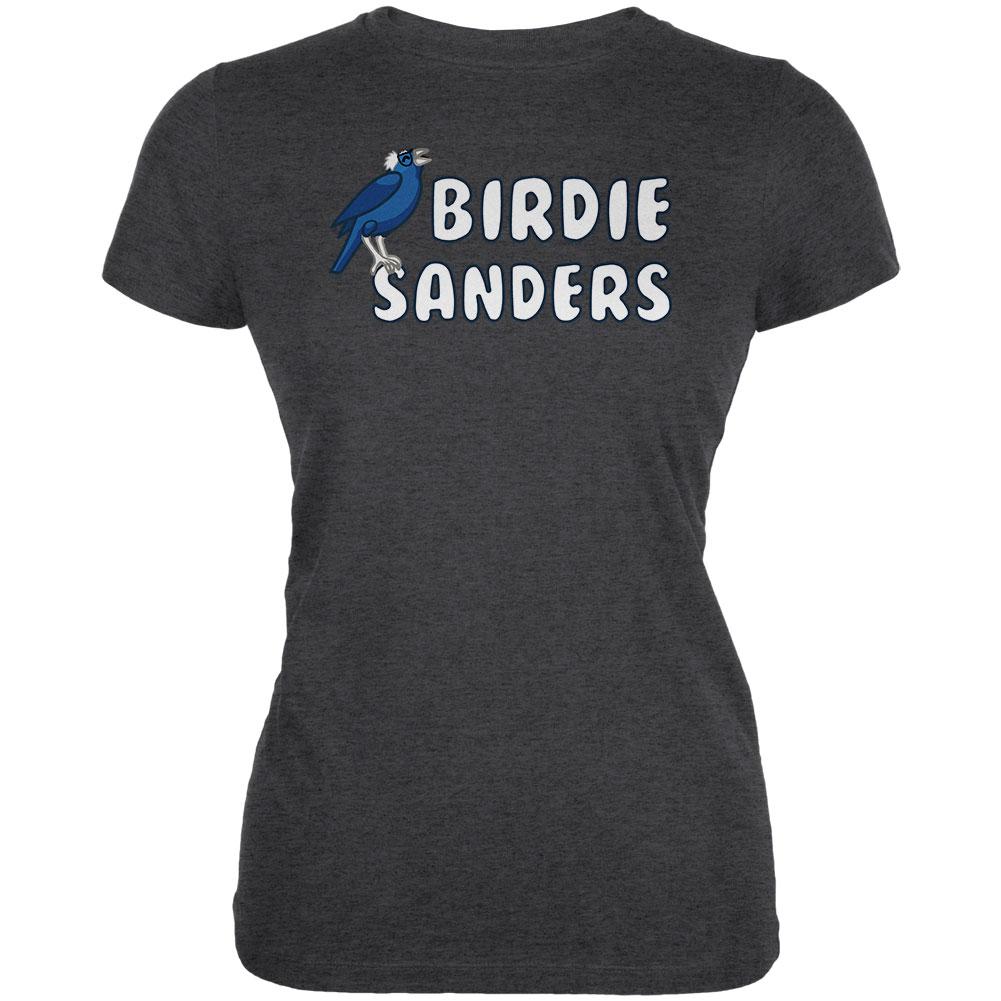 Election 2020 Bird Birdie Bernie Sanders Juniors Soft T Shirt Juniors T-Shirts Old Glory 2XL Black 