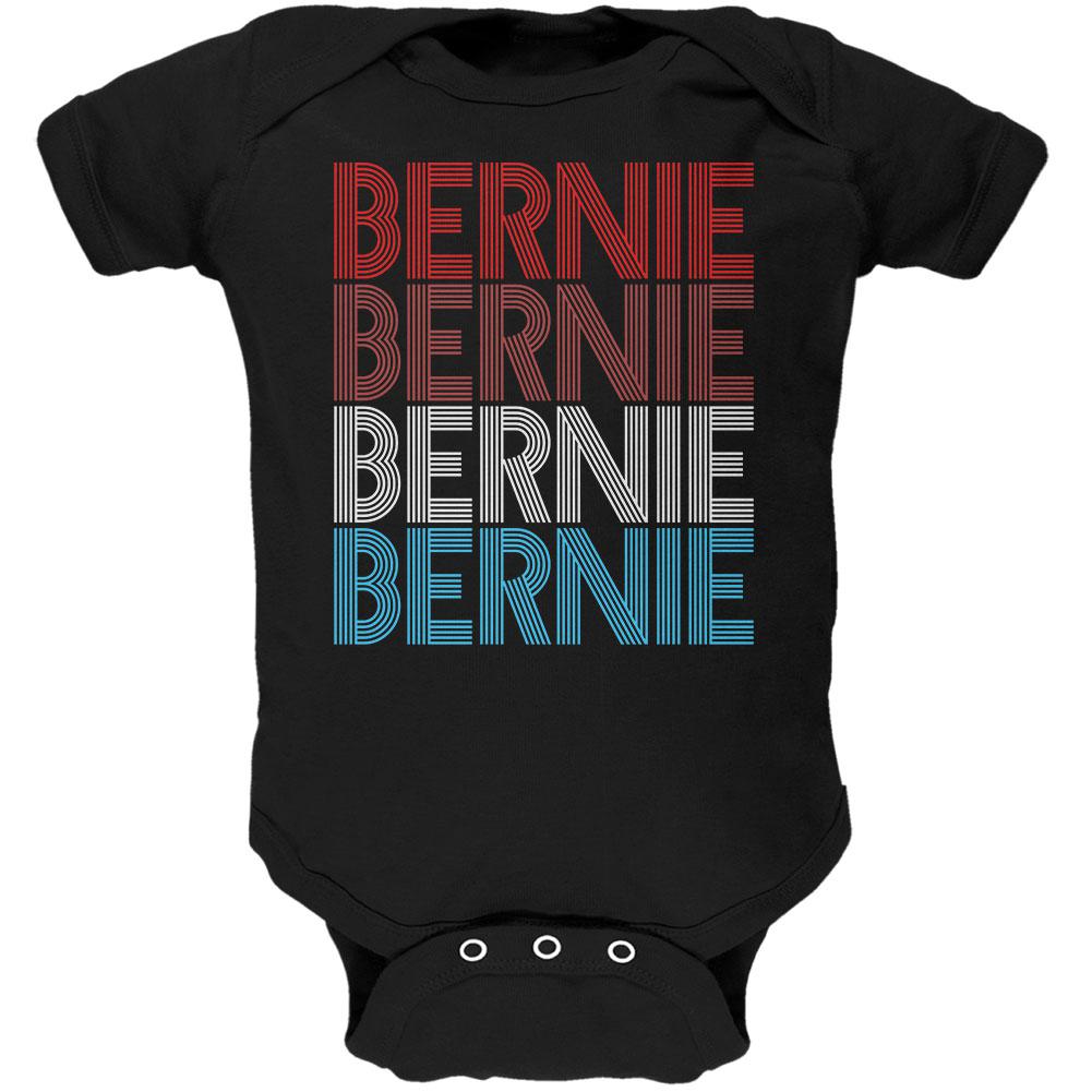 Election 2020 Bernie Sanders Vintage Style USA Soft Baby One Piece Baby One Piece Old Glory 0-3M Black 