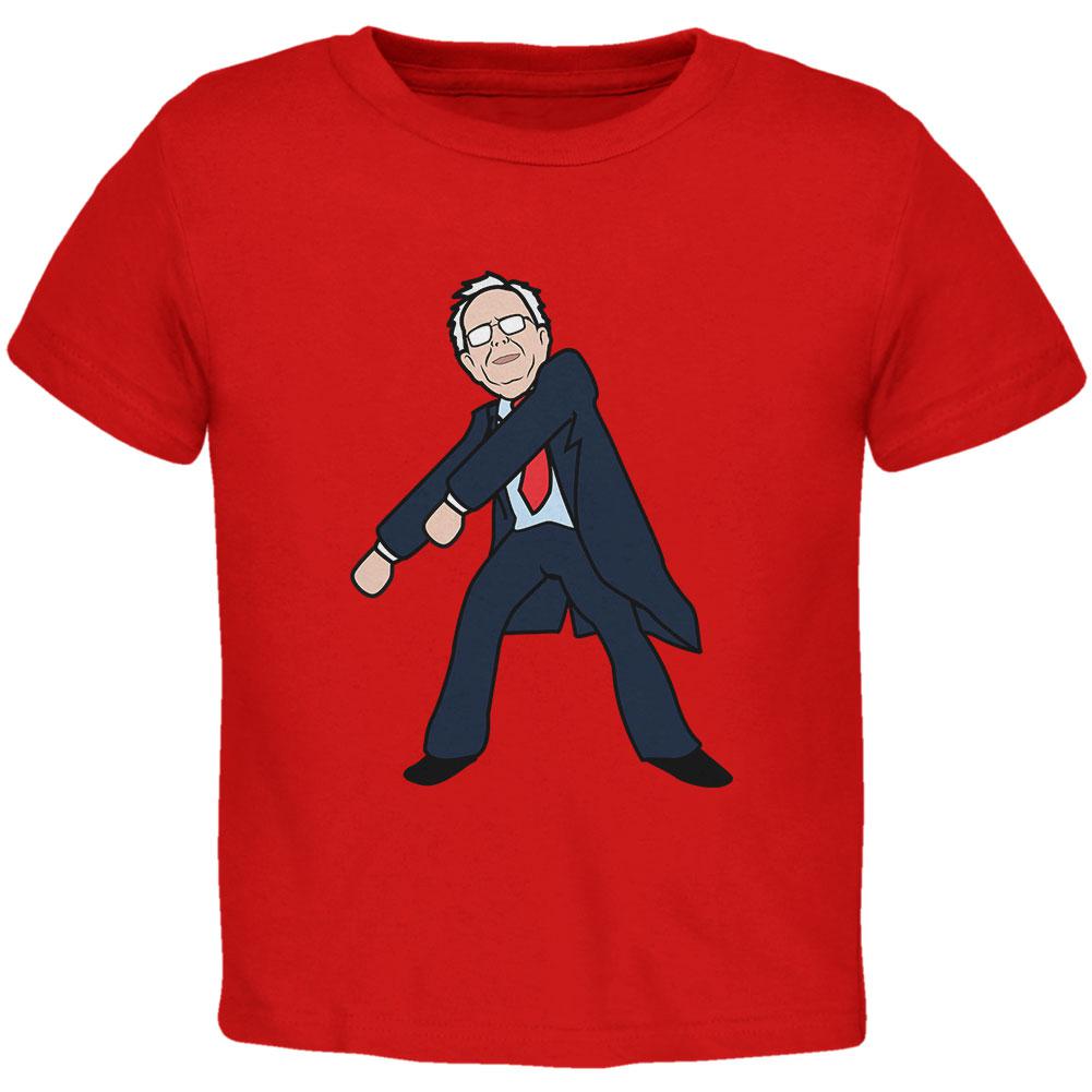 Election 2020 Bernie Sanders Flossing Dance Toddler T Shirt Toddler T-Shirts Old Glory 2T Red 