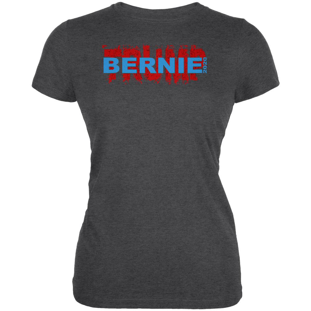 Election 2020 Bernie Sanders Trump Buster Juniors Soft T Shirt Juniors T-Shirts Old Glory 2XL Black 