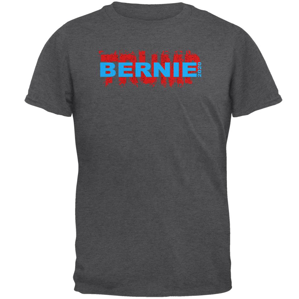 Election 2020 Bernie Sanders Trump Buster Mens T Shirt Men's T-Shirts Old Glory 2XL Grey 