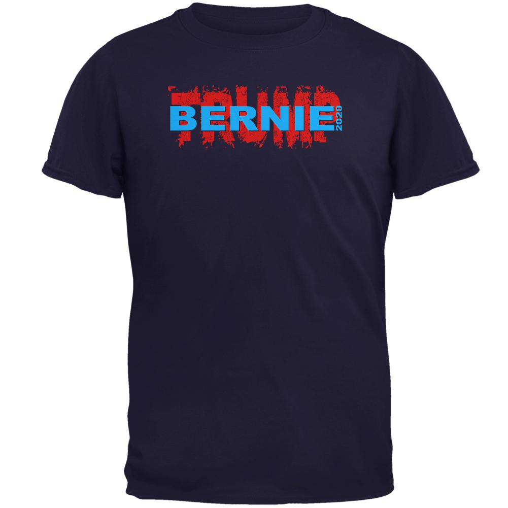 Election 2020 Bernie Sanders Trump Buster Mens T Shirt Men's T-Shirts Old Glory 2XL Navy 