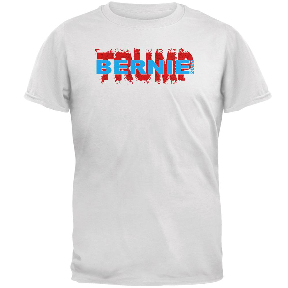 Election 2020 Bernie Sanders Trump Buster Mens T Shirt Men's T-Shirts Old Glory 2XL White 