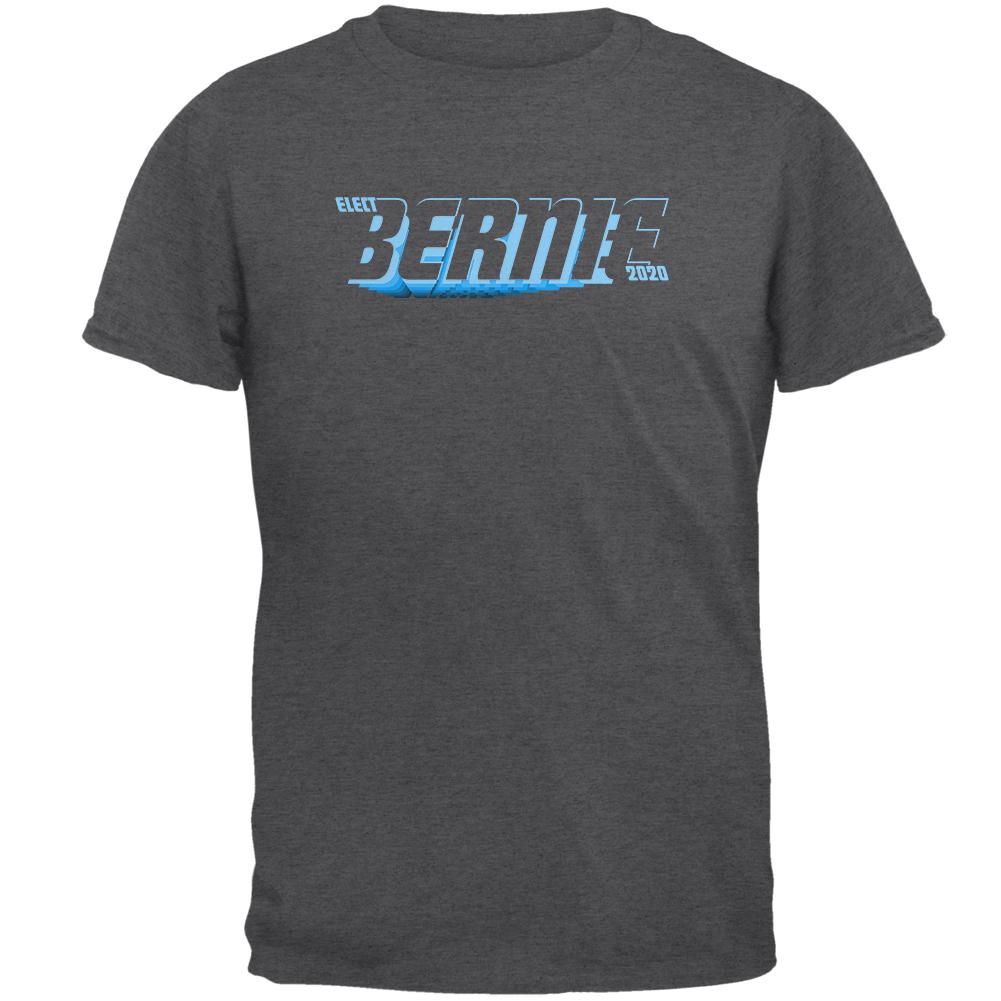 Election 2020 Bernie Sanders Zoom Mens T Shirt Men's T-Shirts Old Glory 2XL Grey 