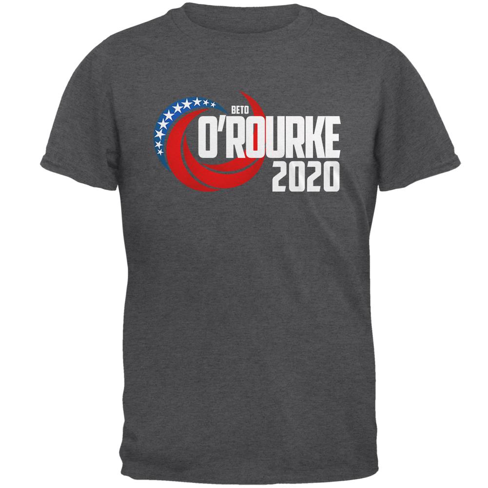 Election 2020 Beto O'Rourke for President Mens T Shirt Men's T-Shirts Old Glory 2XL Grey 