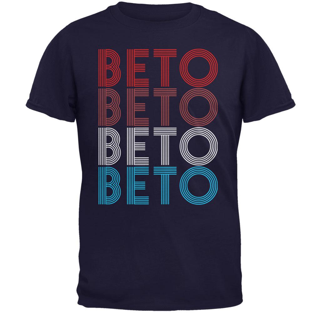 Election 2020 Beto O'Rourke Vintage Style Mens T Shirt Men's T-Shirts Old Glory 2XL Navy 