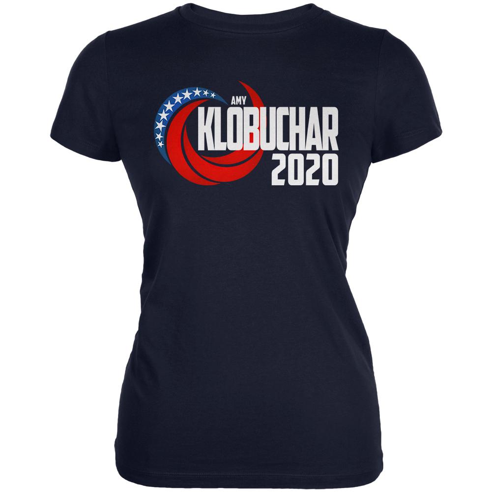 Election 2020 Amy Klobuchar for President Juniors Soft T Shirt Juniors T-Shirts Old Glory 2XL Navy 