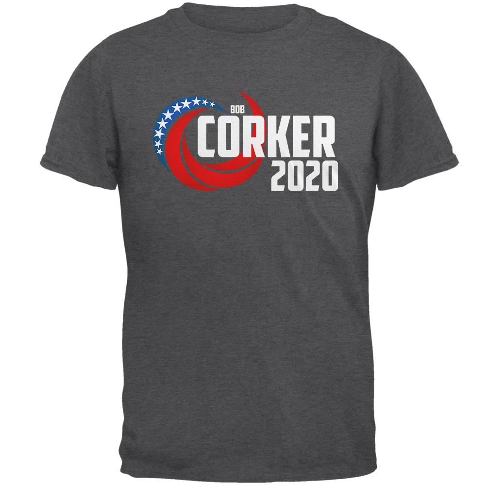 Election 2020 Bob Corker for President Mens T Shirt Men's T-Shirts Old Glory 2XL Grey 