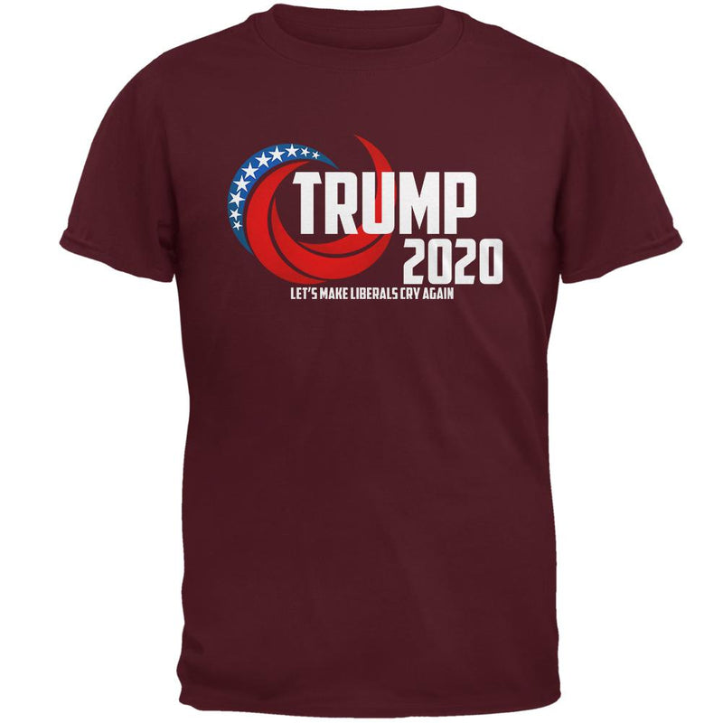 Election 2020 Re-Elect Trump Make Liberals Cry Again Mens T Shirt Men's T-Shirts Old Glory SM Red 