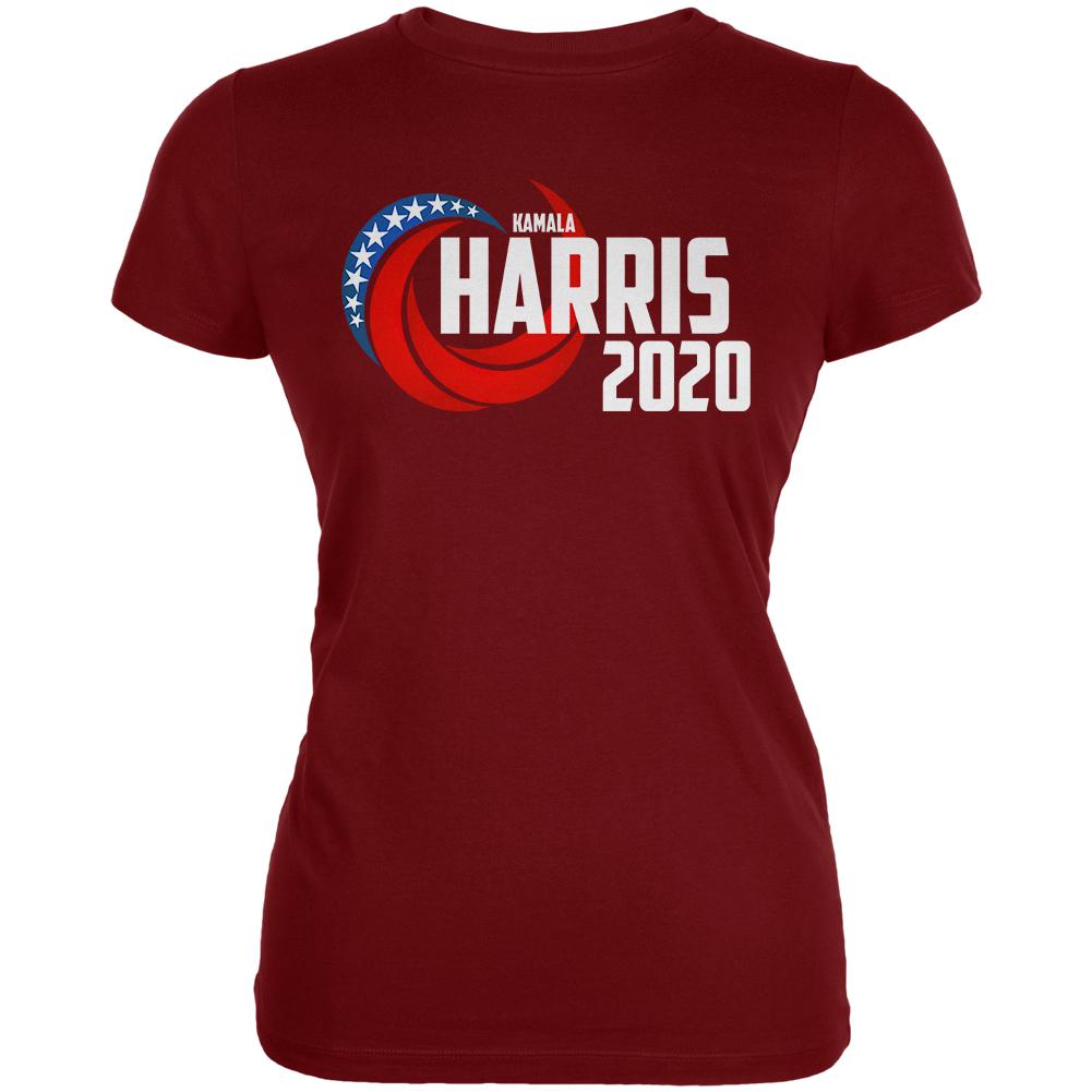 Election 2020 Kamala Harris for President Juniors Soft T Shirt Juniors T-Shirts Old Glory LG Red 