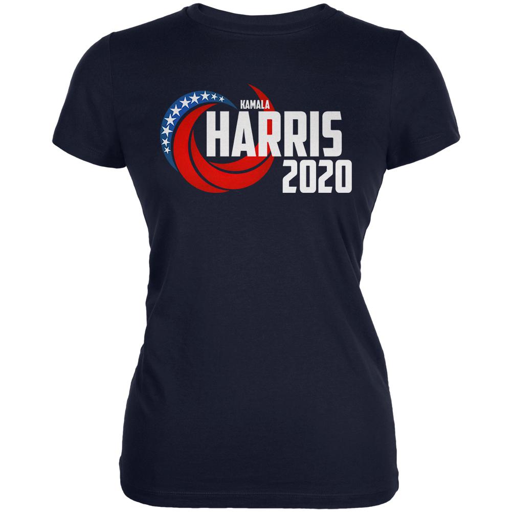 Election 2020 Kamala Harris for President Juniors Soft T Shirt Juniors T-Shirts Old Glory 2XL Navy 