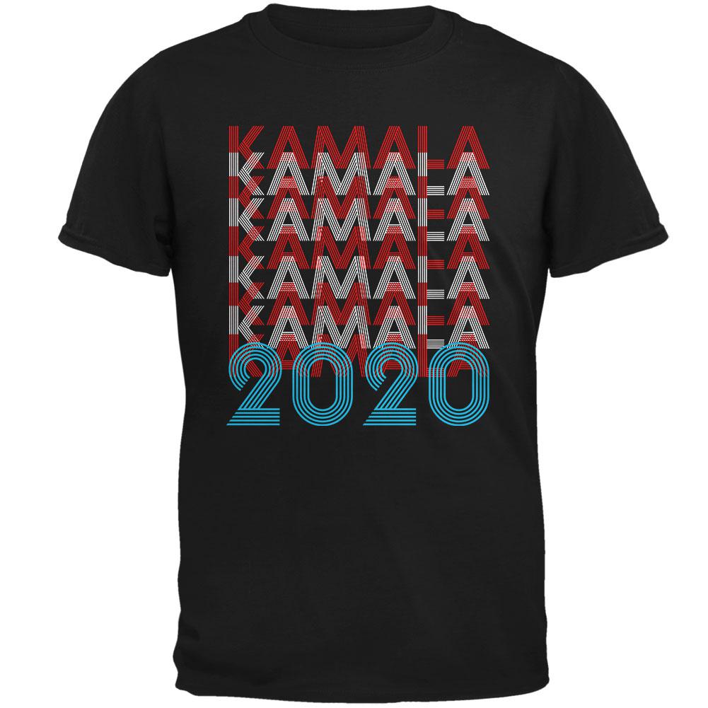 Election 2020 Kamala Harris President Vintage Style Mens T Shirt Men's T-Shirts Old Glory 2XL Black 