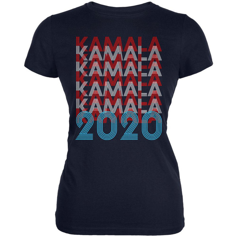 Election 2020 Kamala Harris President Vintage Style Juniors Soft T Shirt Juniors T-Shirts Old Glory 2XL Navy 