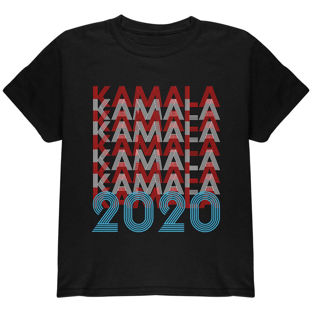 Election 2020 Kamala Harris President Vintage Style Youth T Shirt Youth T-Shirts Old Glory LG Black 