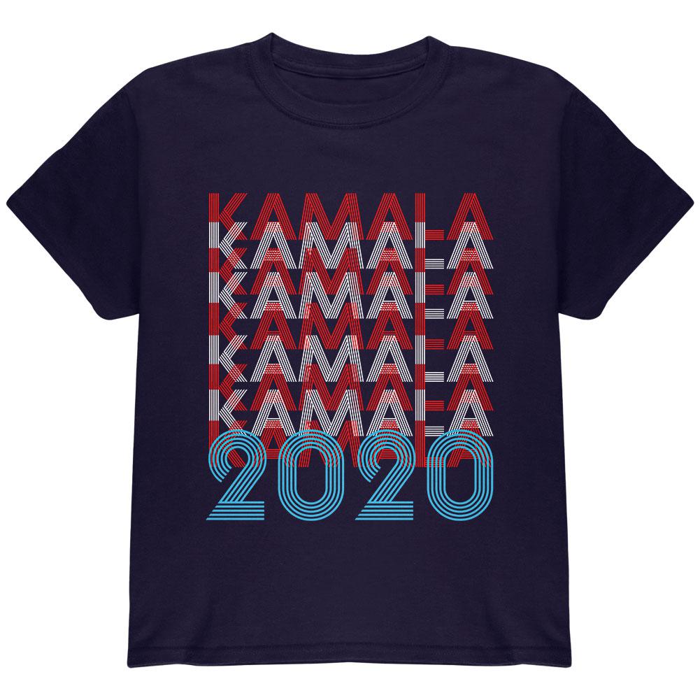 Election 2020 Kamala Harris President Vintage Style Youth T Shirt Youth T-Shirts Old Glory LG Navy 