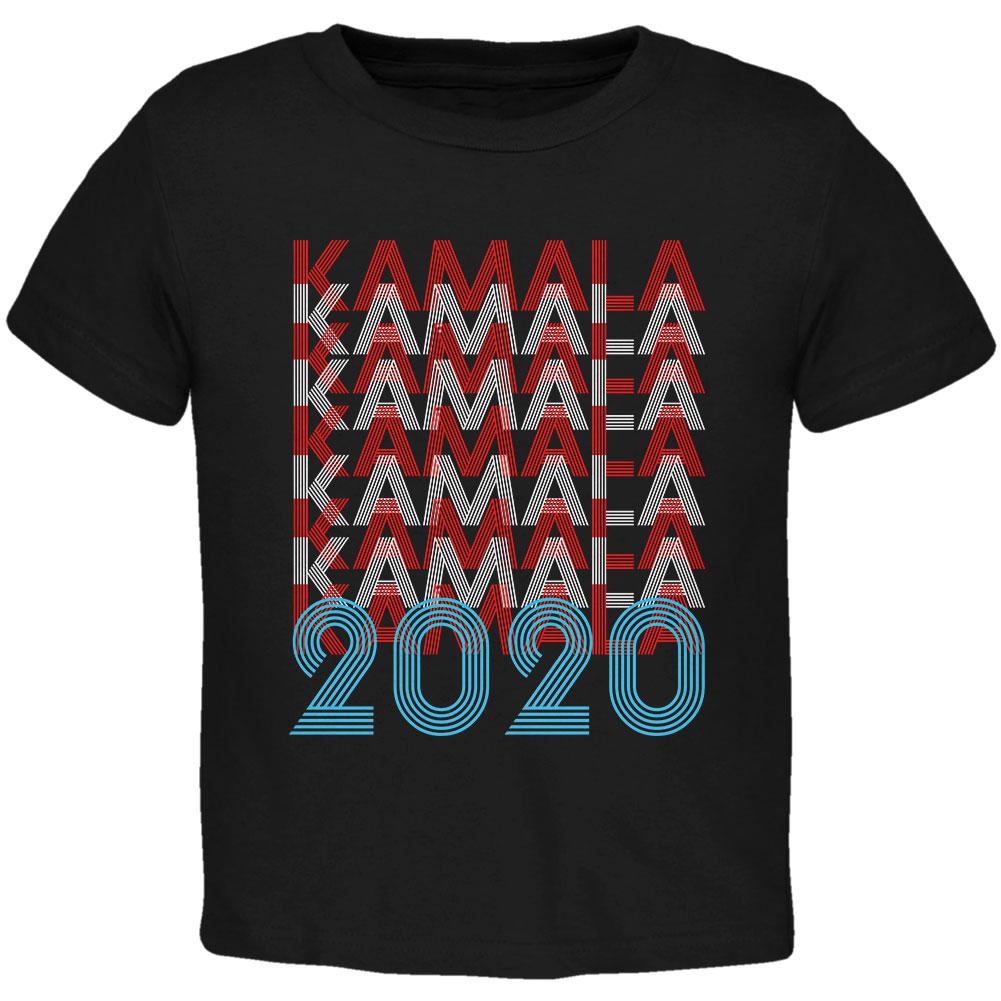 Election 2020 Kamala Harris President Vintage Style Toddler T Shirt Toddler T-Shirts Old Glory 2T Black 