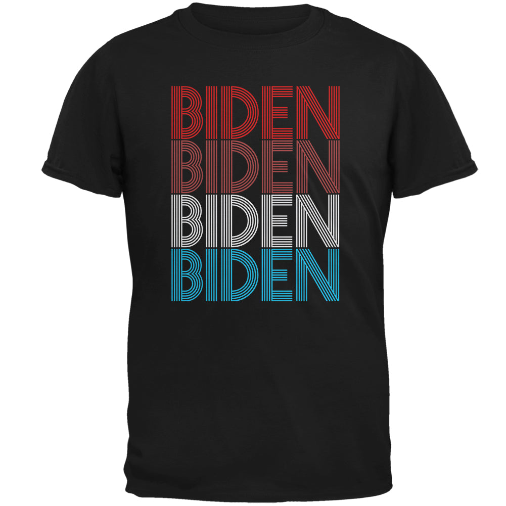 Election 2020 Joe President Biden Vintage Style Mens T Shirt Men's T-Shirts Old Glory 2XL Black 