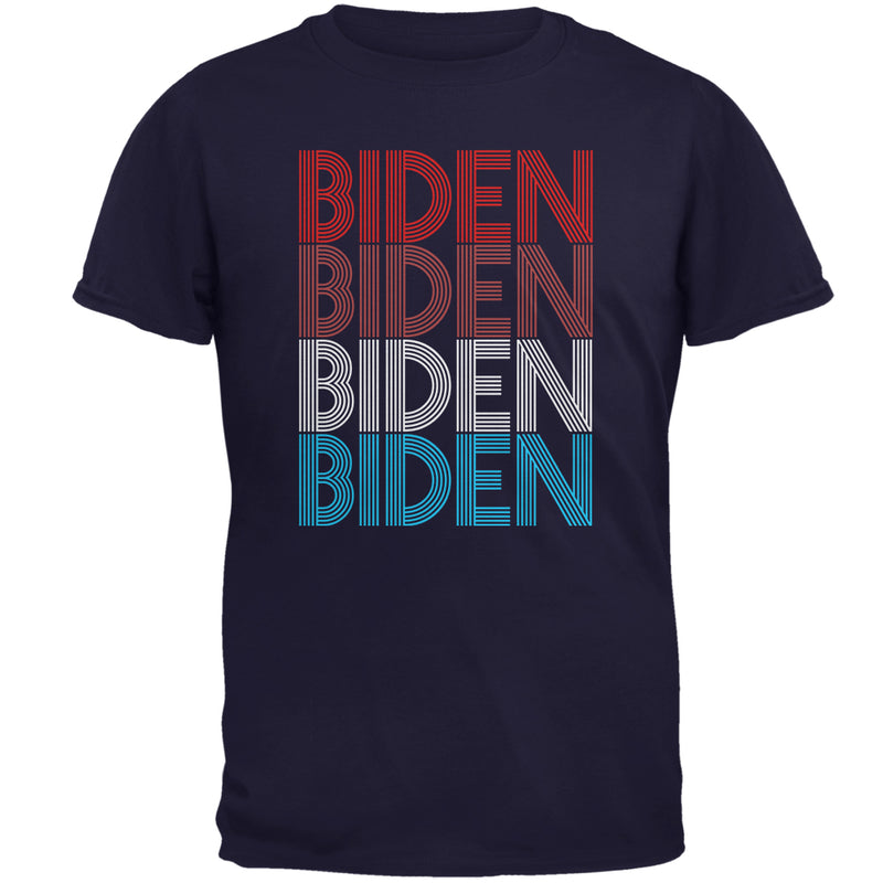 Election 2020 Joe President Biden Vintage Style Mens T Shirt Men's T-Shirts Old Glory 2XL Navy 