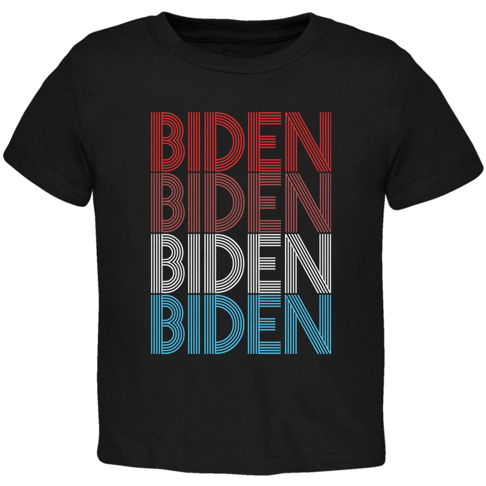 Election 2020 Joe President Biden Vintage Style Toddler T Shirt Toddler T-Shirts Old Glory 2T Black 