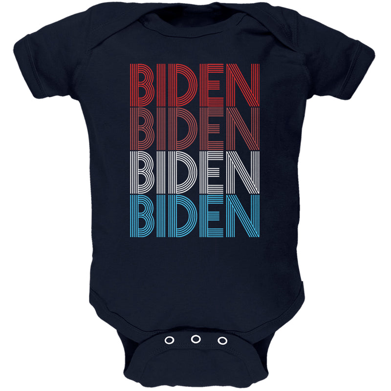 Election 2020 Joe President Biden Vintage Style Soft Baby One Piece Baby One Piece Old Glory 0-3M Navy 