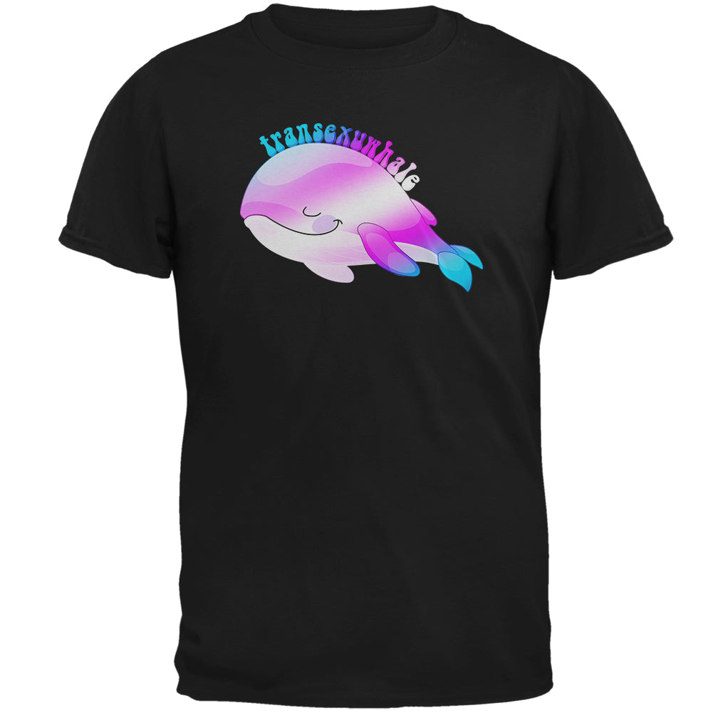 LGBT Transexuwhale Whale Pun Mens T Shirt Men's T-Shirts LGBT 2XL Black 