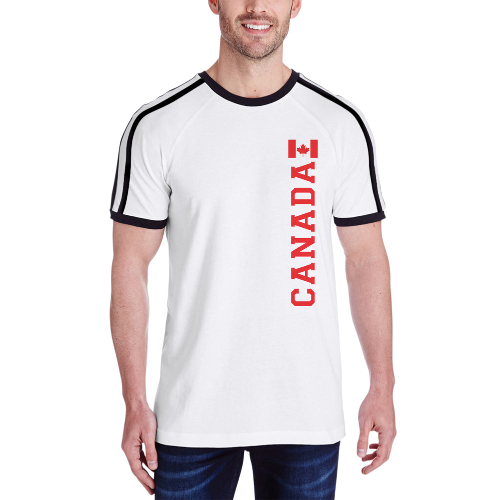 World Cup Canada Mens Soccer Jersey T Shirt Men's T-Shirts Old Glory 2XL White 