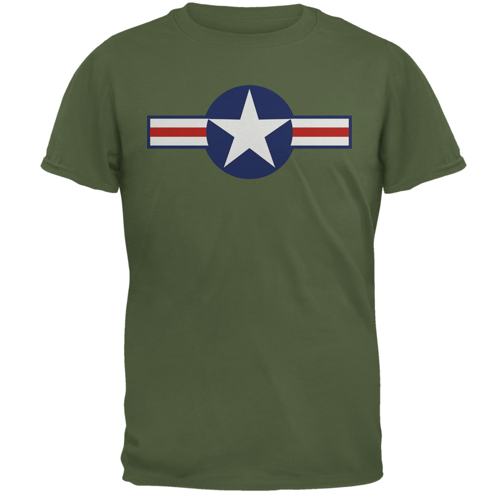 WWII Army Air Force Insignia Mens T Shirt Men's T-Shirts global 2XL Military Green 